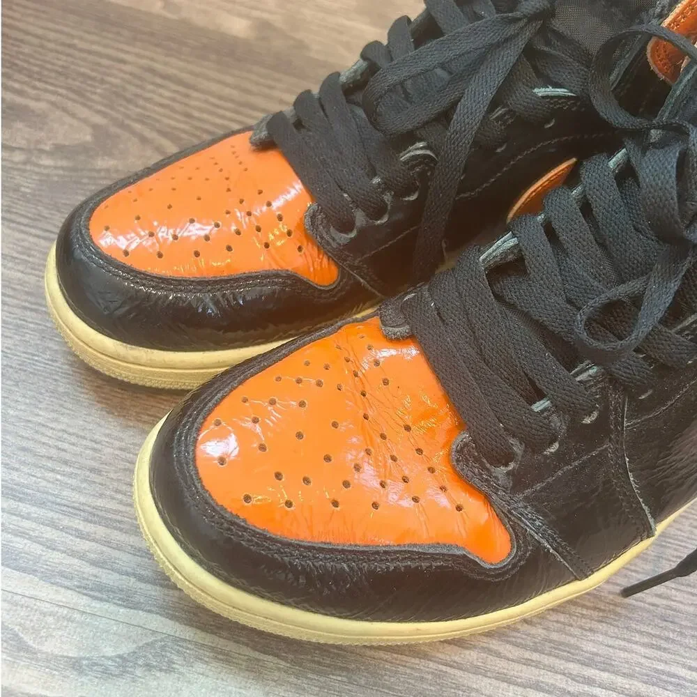 Air Jordan 1 Retro High Shattered Backboard 3.0 Patent Sz 9